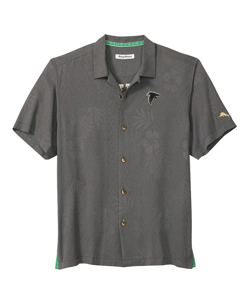 Tommy Bahama Men's Gray Atlanta Falcons Catch of the Day Button-Up Shirt