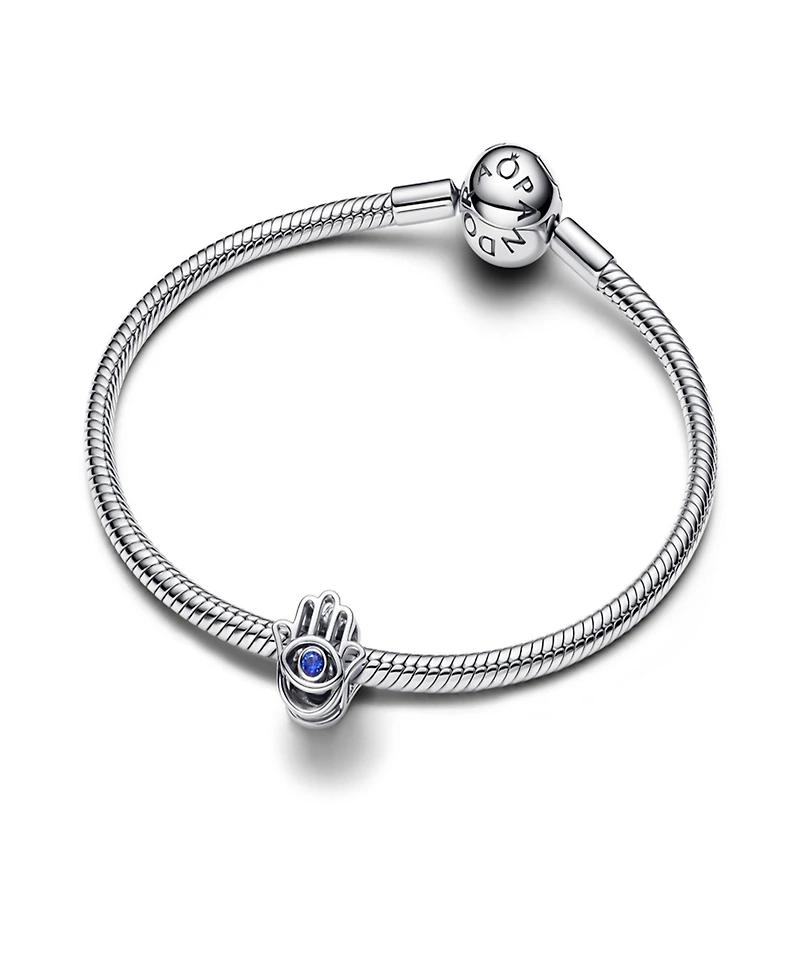 Pandora Stellar Blue Crystal Hamsa Hand Charms