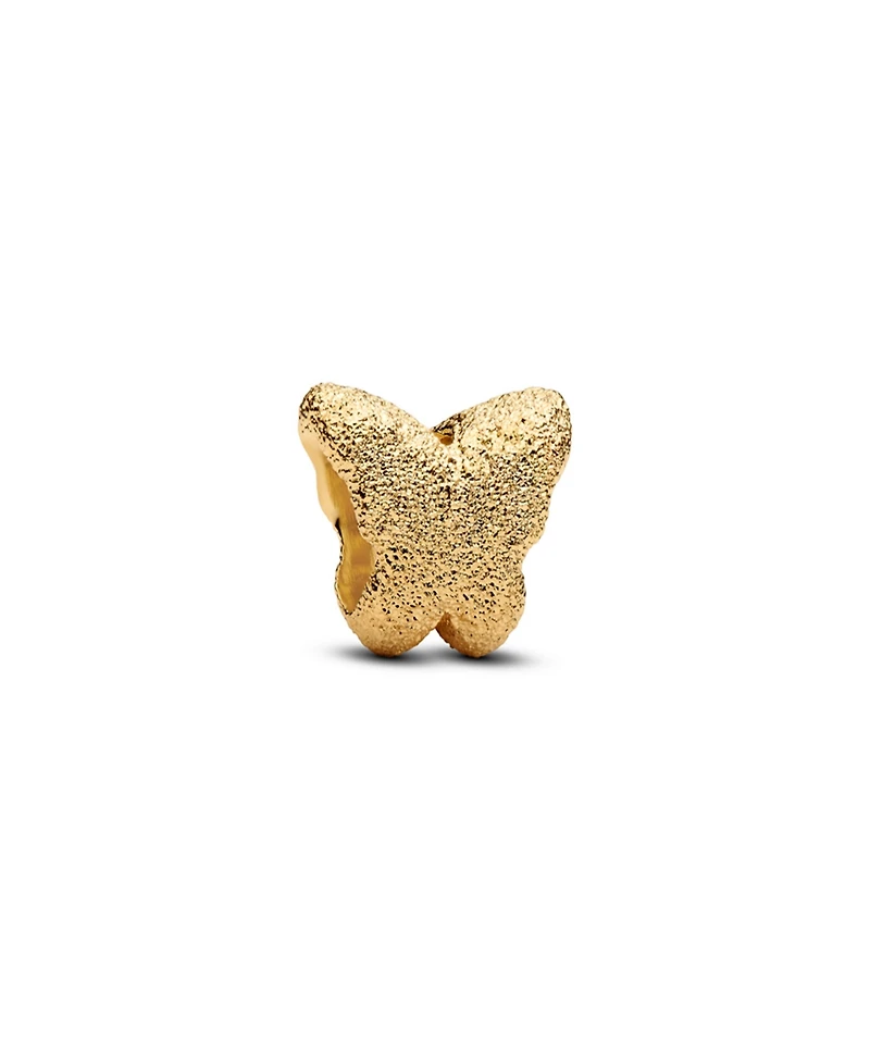 Pandora Gold Plated Textured Butterfly Mini Charms