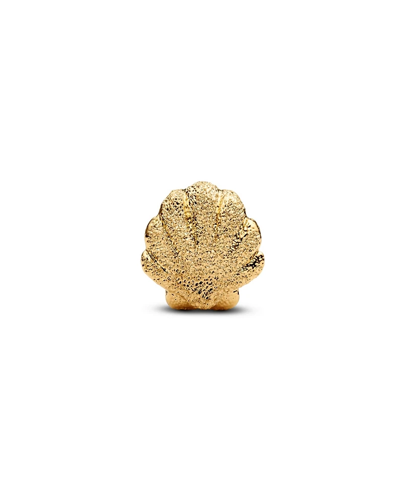 Pandora Gold Textured Shell Mini Charms