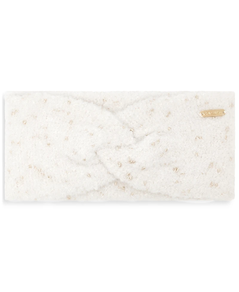 Calvin Klein Metallic Knit Headband