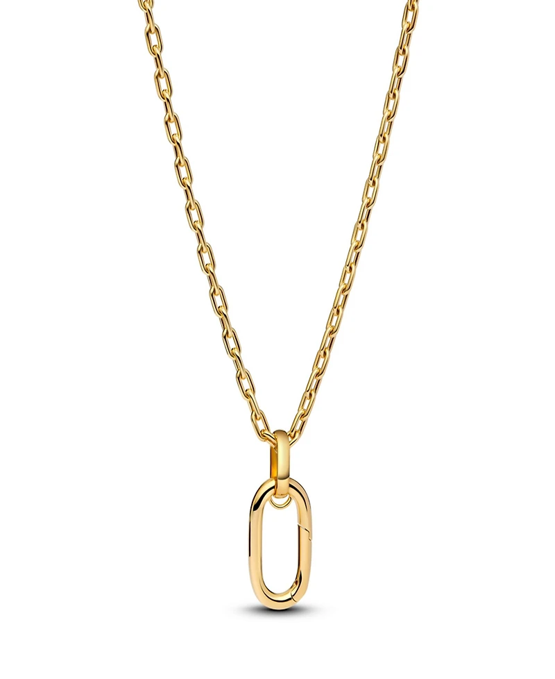 Pandora Gold Tone Openable Large Link Chain Necklace