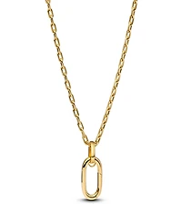 Pandora Gold Tone Openable Large Link Chain Necklace