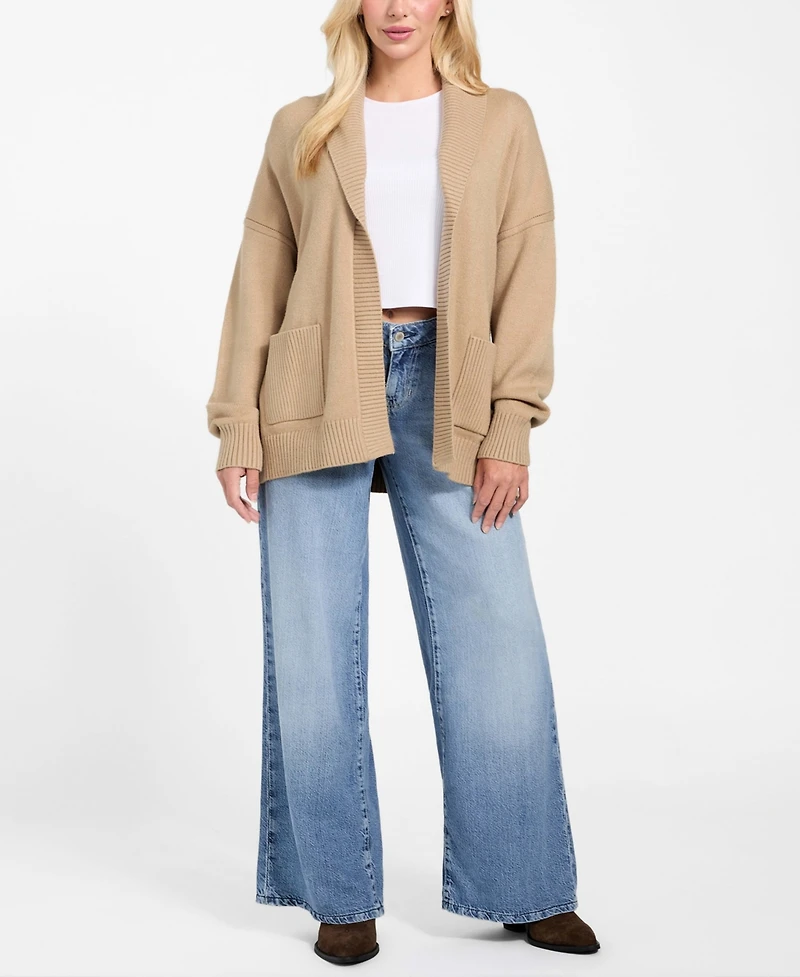 Guess Women's Long Sleeves Cardigan Sweater