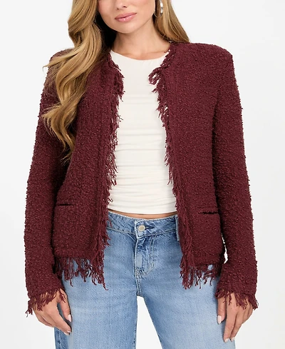 Guess Women's Kaesi Boucle Jacket