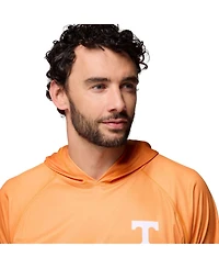 Columbia Men's Tennessee Orange Volunteers Pfg Gradient Water Super Terminal Tackle Hoodie Omni-Wick T-Shirt