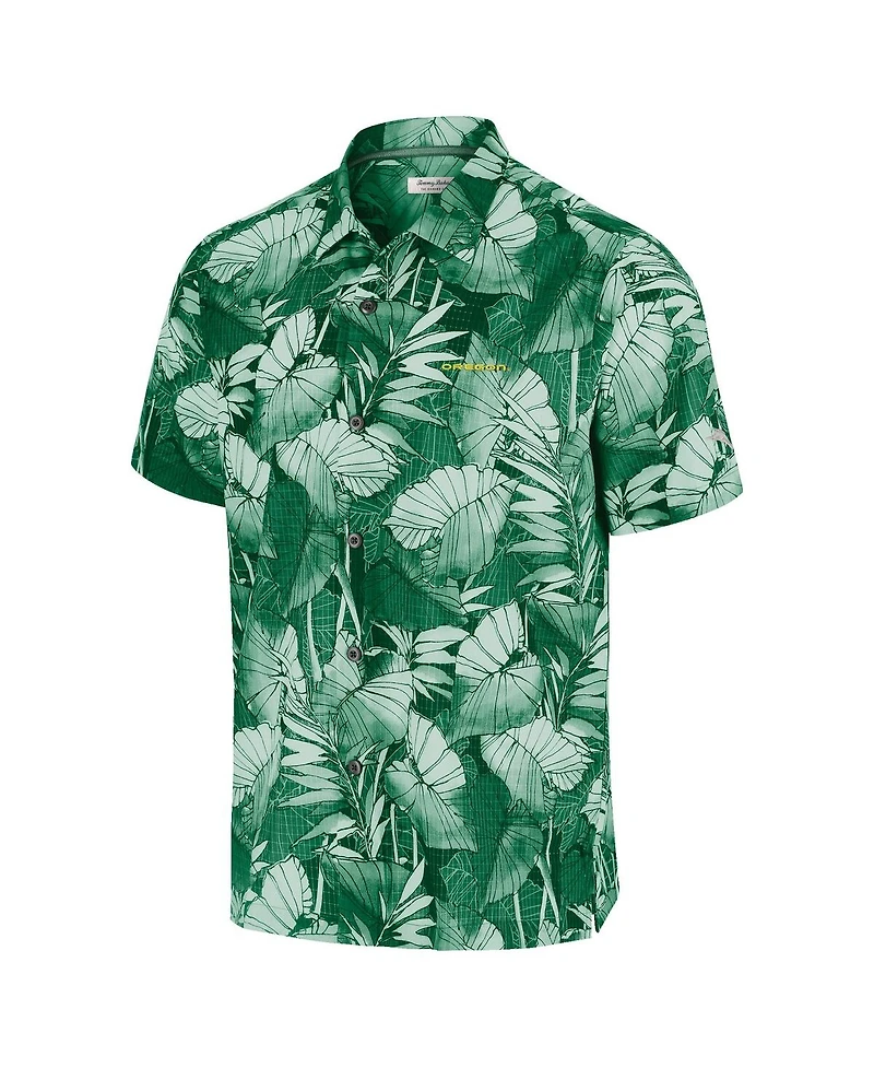 Tommy Bahama Men's Green Oregon Ducks Big Tall Coast Nuevo Fronds IslandZone Button-Up Shirt