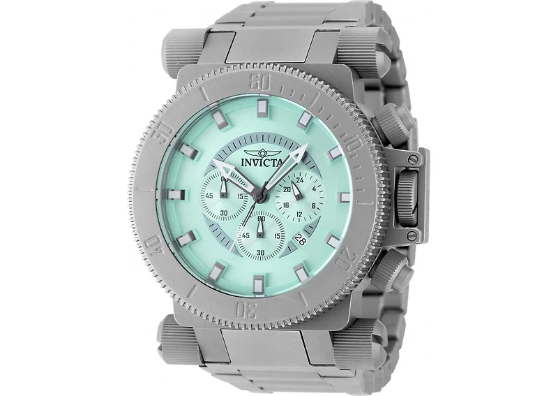 Invicta Men's 48220 Coalition Forces Quartz Chronograph Turquoise Dial Watch
