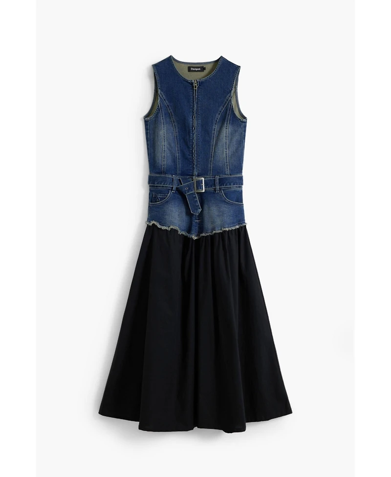 Desigual Women's Denim combined dress