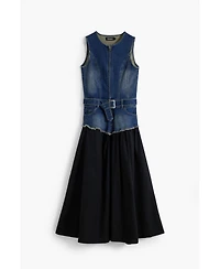 Desigual Women's Denim combined dress