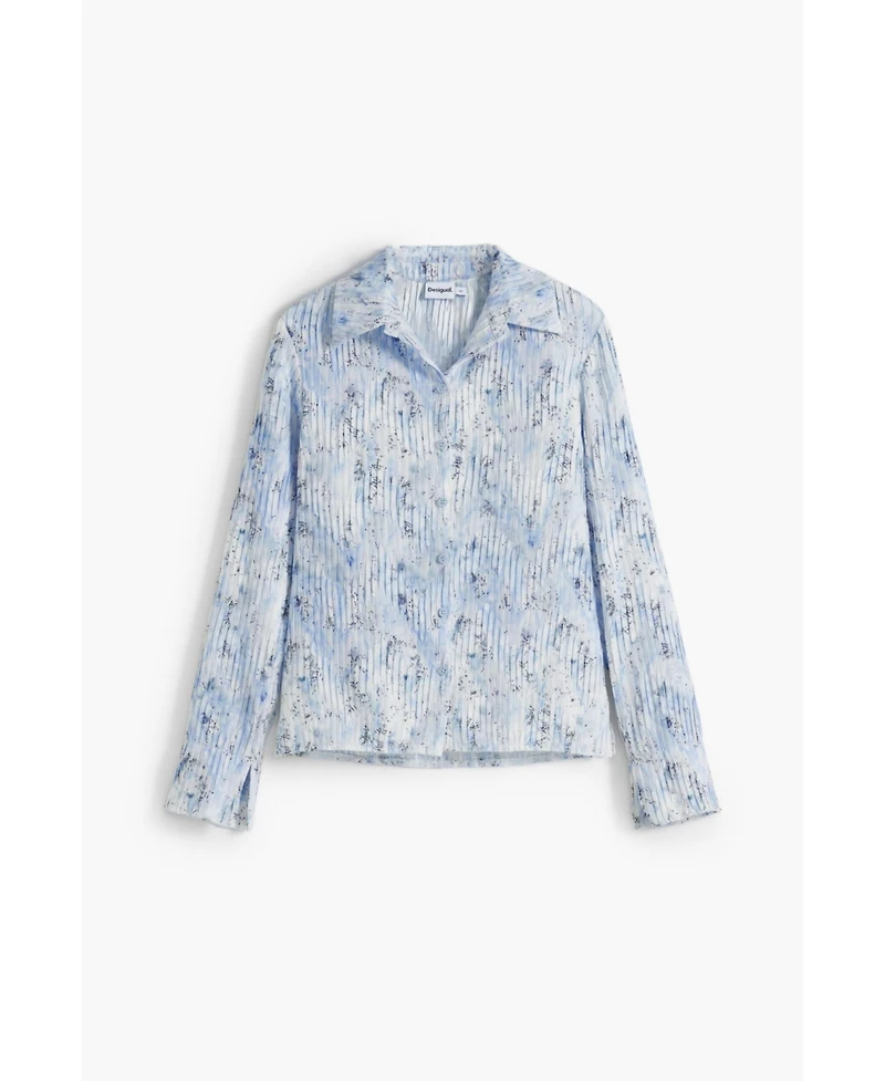 Desigual Women's Pleated stretch shirt