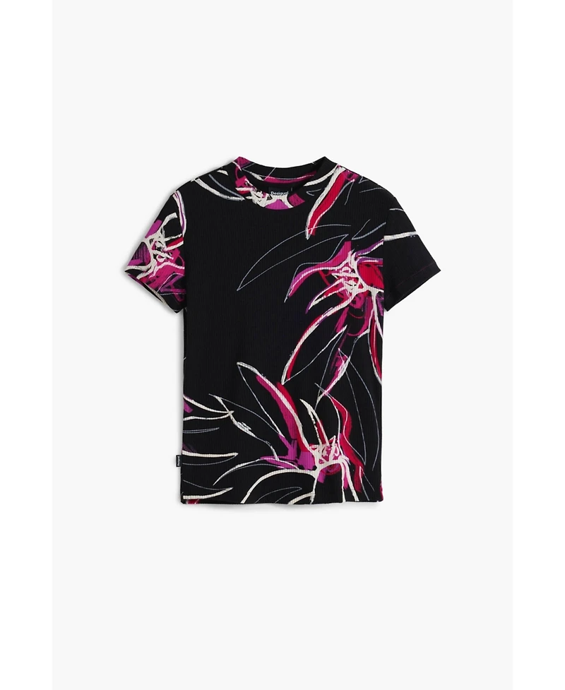 Desigual Women's Abstract floral T-shirt