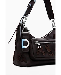 Desigual Women's Small textured floral crossbody bag