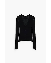 Desigual Women's Fitted textured cardigan