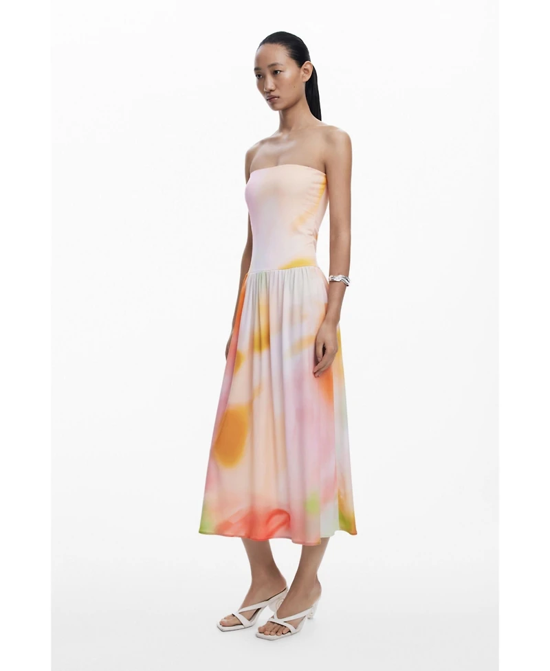Desigual Women's 2-in-1 long gradient dress