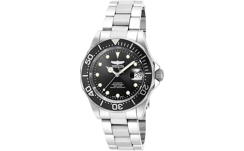 Invicta Men's 17039 Pro Diver Automatic 3 Hand Black Dial Watch