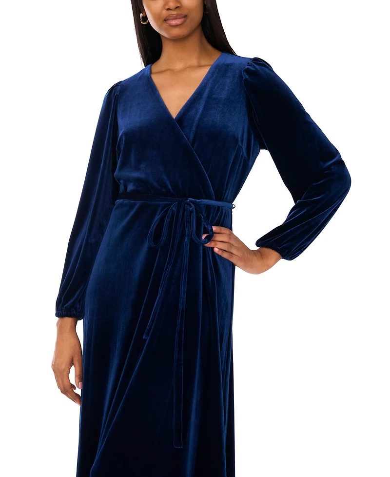 Msk Petite Velvet Dress
