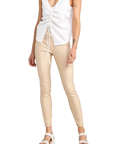 Belle & Bloom Women's City Slicker Coated Leggings