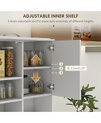 Slickblue Stylish Kitchen Storage Cabinet and Kitchen Cabinet for Organized Cooking Spaces