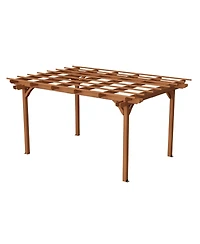 Streamdale Furniture 12x10 Wood Pergola - Garden Patio Deck