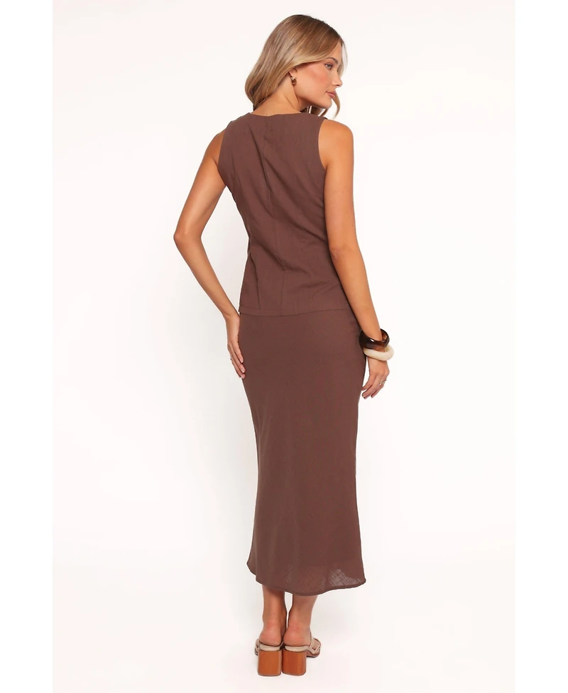 Petal and Pup Women's Peter Two Piece Set - Chocolate Brown L