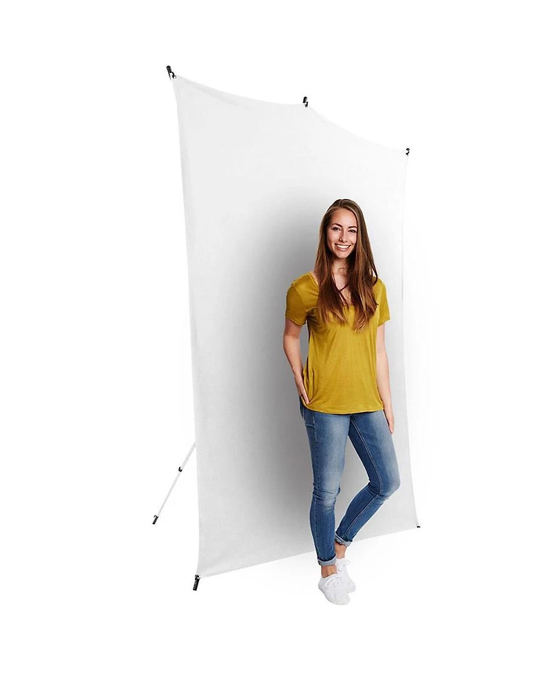 Savage 5x7' White Background Travel Backdrop