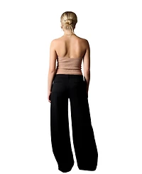 Blue Revival Women's Wide Leg Taylor Trouser, Black