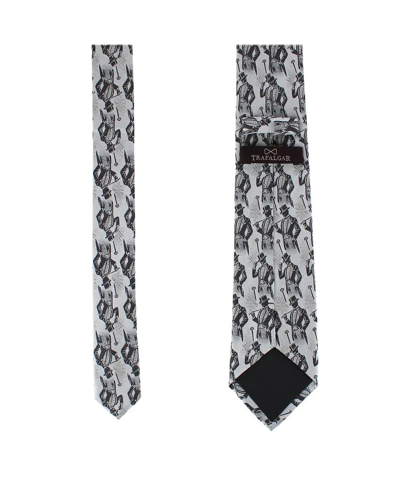 Trafalgar Ambrose Dapper Night Silk Novelty Necktie