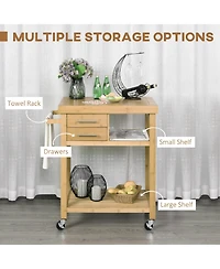 Slickblue Heavy Duty Kitchen Storage Cabinet with Doors and Shelves for Pantry Organization