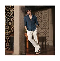 Campus Sutra Men's Men 's Solid Velvet Shirt