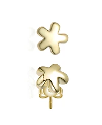 GiGiGirl 14K Gold Plated Star Shaped Stud Earrings