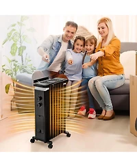 1500W Oil Filled Radiator Heater Electric Space Heater