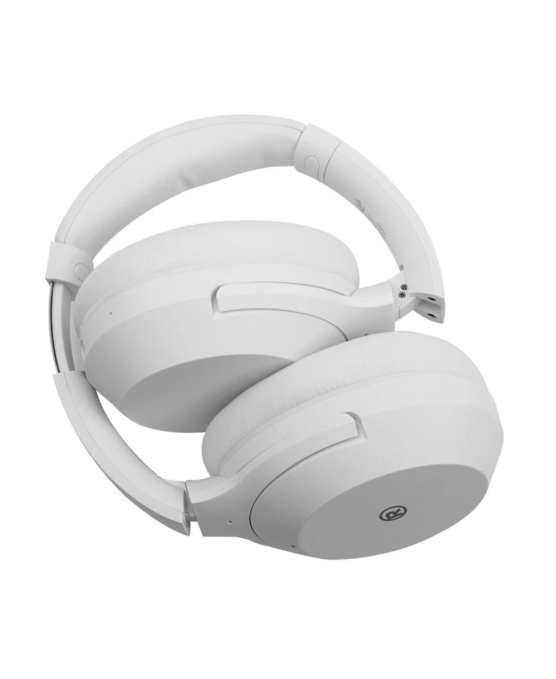 RadioShack Bluetooth 5.4 Active Noise Cancelling Foldable Wireless Headphones With Extended Playtime 3304400 White