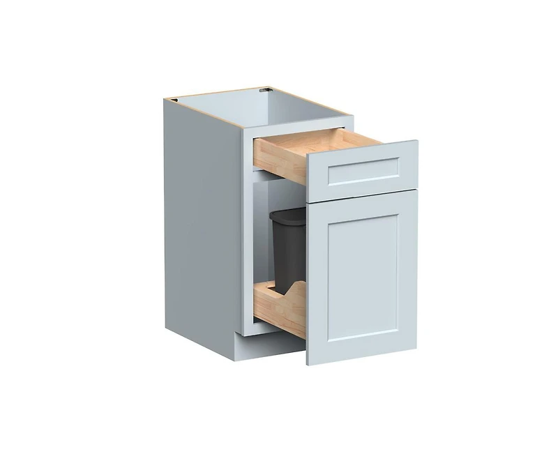 Casainc W18"x D24"x H34.5" Kitchen Waste Basket Base Cabinet