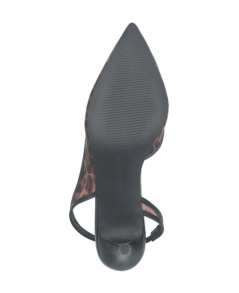 French Connection Ladies Quest Slingback Kitten Heel