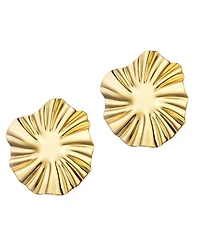 Adornia Tarnish Resistant Gold Burst Stud Earrings