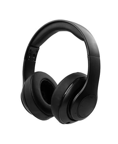 RadioShack Bluetooth 5.4 Over The Head Headphones With On-Ear Controls and 400 Mah Rechargeable Battery 3304403 Black