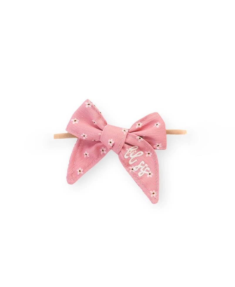 Sweet Wink Baby Girl's Lil Sis Bow Baby Headband