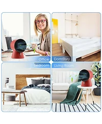 Costway 1500W Portable Space Heater Electric Desktop Heating Fan Ptc Ceramic