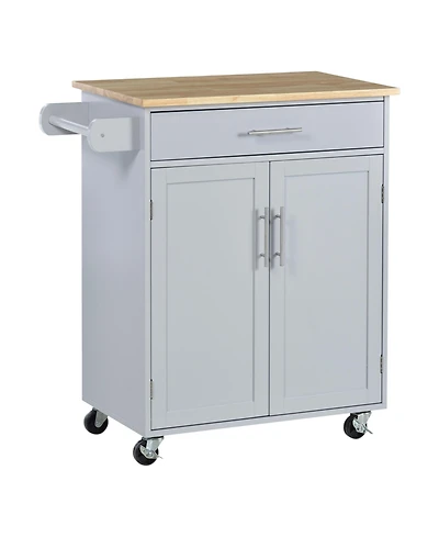 Slickblue Durable Wooden Kitchen Storage Cabinet with Adjustable Shelves for Dining Room and Pantry