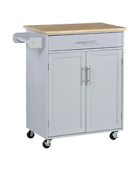 Slickblue Durable Wooden Kitchen Storage Cabinet with Adjustable Shelves for Dining Room and Pantry