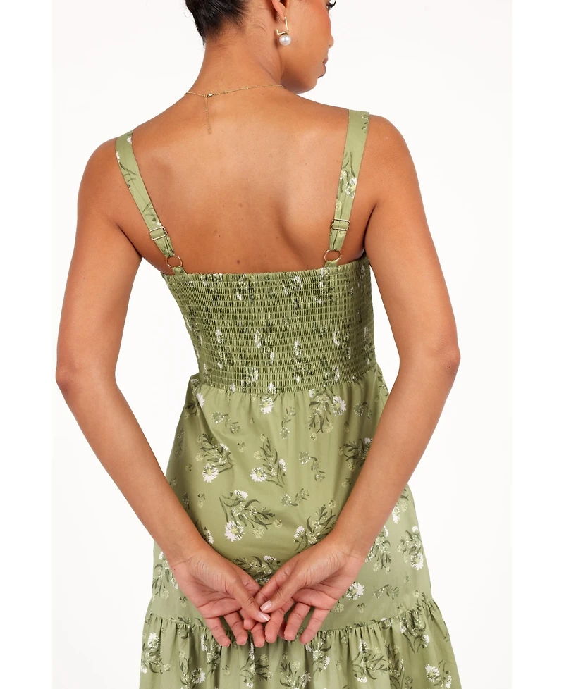 Petal and Pup Women's Paisley Midi Dress