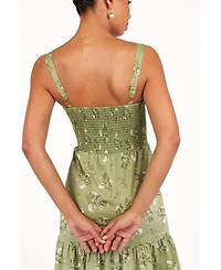 Petal and Pup Women's Paisley Midi Dress
