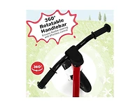 12-Inch Balance Bike with Adjustable Seat & Rotatable Handlebar – Red