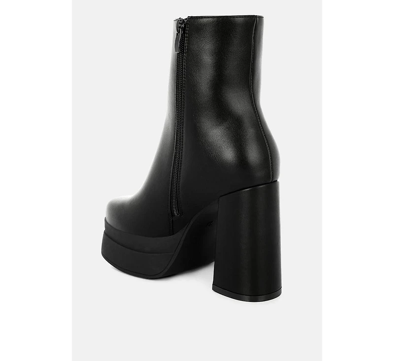 London Rag Baltese Zip-Up Chunky Boots Women