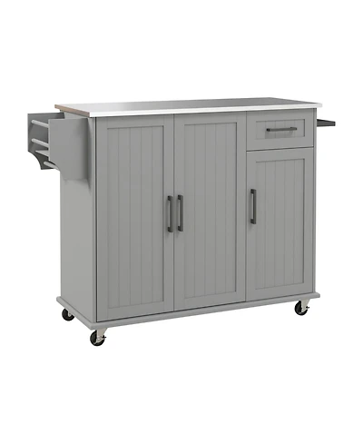 Tall Stylish Kitchen Storage Cabinet with Shelves for Pantry and Kitchen Storage