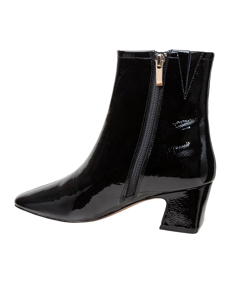 Wrenly | Pointed Toe Cuban Heel Ankle Boot