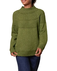 Celtic & Co. Women's Textured Yoke Sweater