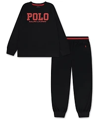 Polo Ralph Lauren Boys 8-20 2-Piece Long Sleeve T-Shirt and Pants Set