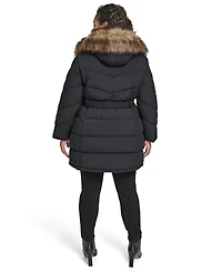 Tommy Hilfiger Plus Hooded Puffer Coat
